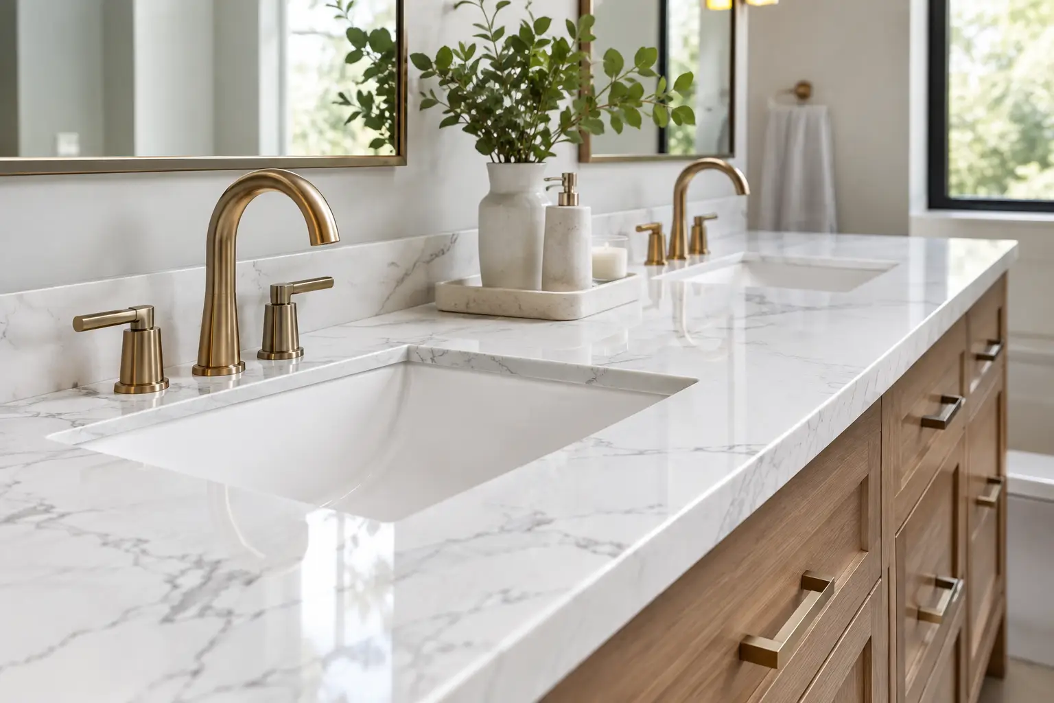 Quartz Bathroom Vanity Tops for Lasting Style