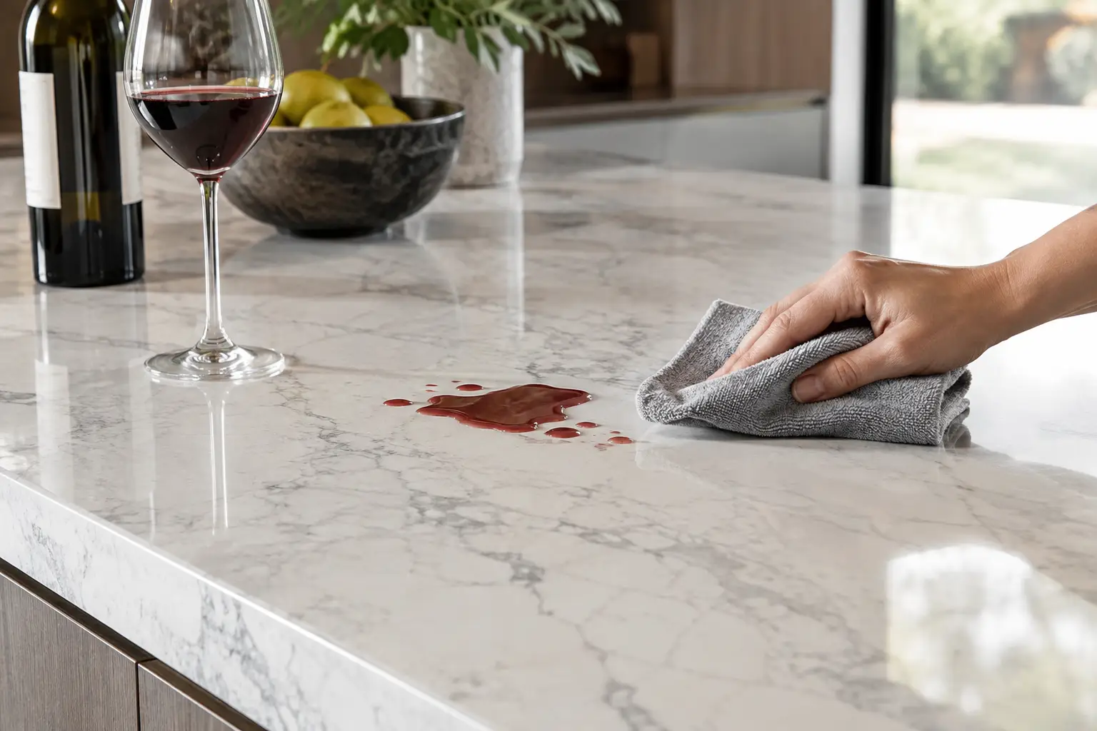 Are Quartz Benchtops Stain Resistant? The Real Answer